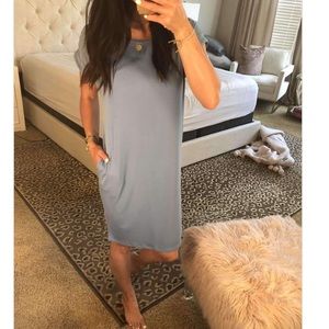 SexyModest Boutique Dress Blue